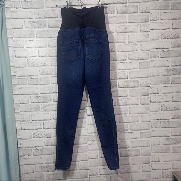 Ingrid & Isabel Maternity Crossover Panel Skinny Jeans 25R - Picture 2 of 6